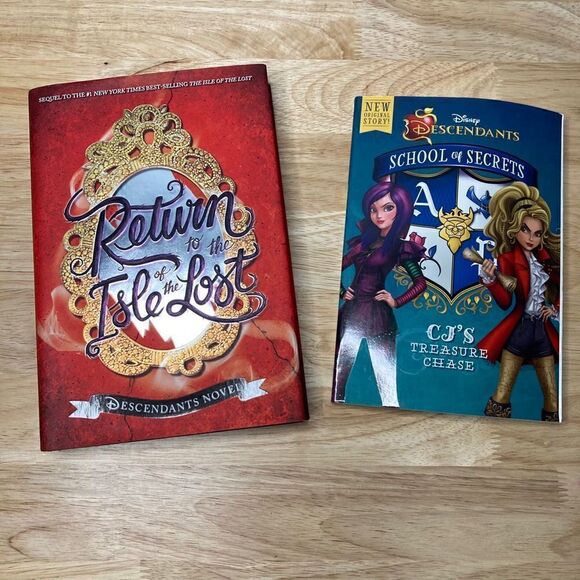 Disney’s Descendants Books Return to the Isle of the Lost & CJ’s Treasure Chase - Picture 1 of 7